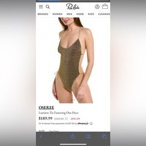 COPY - Oseree one piece swimsuit
